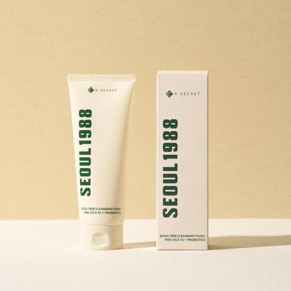 KSECRET SEOUL 1988 Cleansing Foam : Pine Cica 1% + Probiotics - Image 2