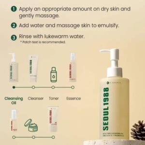 KSECRET SEOUL 1988 Cleansing Oil : Pine Cica 1% + Probiotics