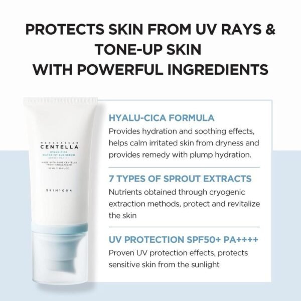 Hyalu CICA Water-fit Sun Serum 50 ML - Image 2
